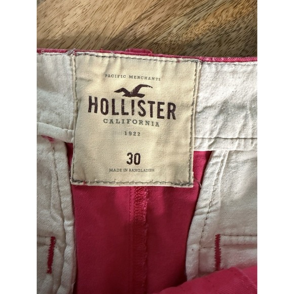 Men's Hot Pink Holster Chino Shorts Size 30 - Picture 2 of 6